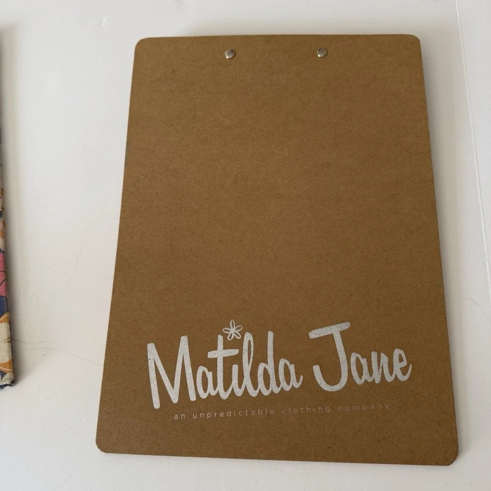Matilda Jane Large 3 Ring Cloth Binder W Clipboard  Happy Floral Design